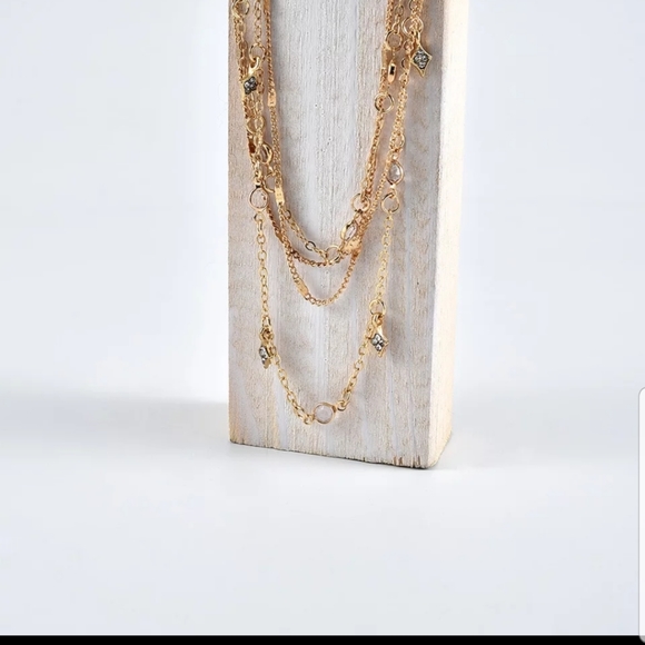 *Lake* Layered Stone Necklace - Picture 3 of 6